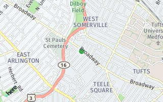Map of 1 Victoria Street 1 A, Somerville, MA 02143, USA