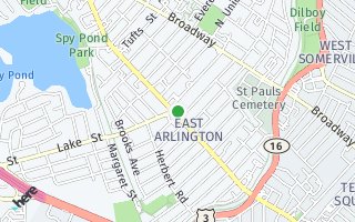 Map of 185 Massachusetts Ave, Arlington, MA, USA