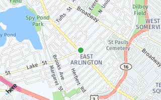Map of 191 Massachusetts Avenue, Arlington, MA 02474, USA