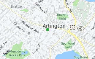 Map of 9 Jason Terrace, Arlington, MA 02476, USA
