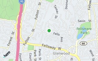 Map of 25 Granite Road, Medford, MA 02155, USA