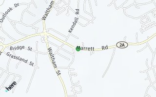 Map of 235 Marrett Road, Lexington, MA 02421, USA