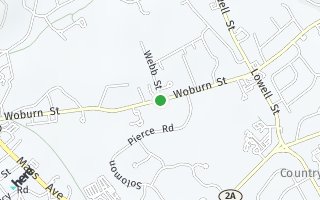 Map of Woburn Street, Lexington, MA 02420, USA