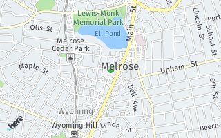 Map of 26 A Winthrop St, Melrose, MA 02176, USA