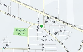 Map of 5106 Lafayette 1/2, Elk Run Heights, IA 50707, USA