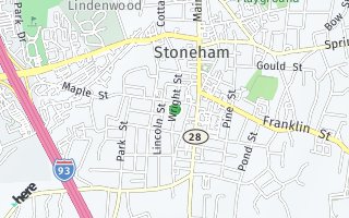 Map of 26 Wright Street, Stoneham, MA 02180, USA