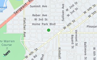 Map of 706 Moir Ave, Waterloo, IA 50702, USA