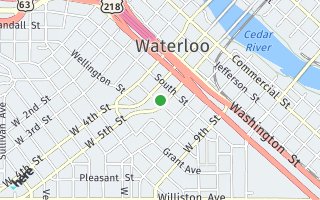 Map of 723 Randolph, Waterloo, IA 50702, USA