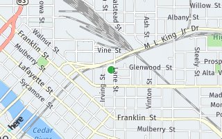 Map of 218 Glenwood, Waterloo, IA 50703, USA