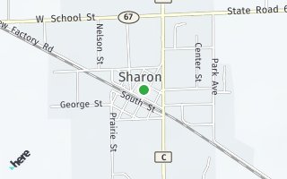 Map of 199 Baldwin, Sharon, WI 53585, USA