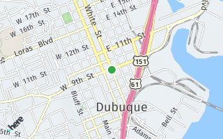Map of 901 White St 4, Dubuque, IA 52001, USA