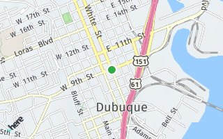 Map of 901 White, Dubuque, IA 52001, USA