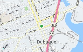 Map of 985 White #2, DUBUQUE, IOWA, IA 52001, USA