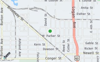 Map of 1137 Ackermant Ave, Waterloo, IA 50703, USA