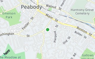 Map of 6 Pleasant Street, Peabody, MA 01960, USA