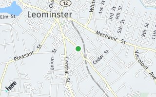Map of 68 Lancaster St, Leominster, MA 01453, USA