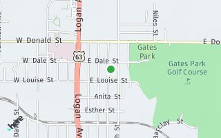 Map of 640 Boston Ave, Waterloo, IA 50703, USA