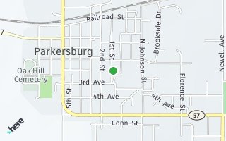 Map of 510 1st St, Parkersburg, IA 50665, USA