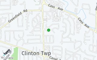 Map of 18855 Bedford Dr., Clinton Twp., MI 48038, USA