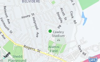 Map of 36 Gerson Terrace, Lowell, MA 01852, USA