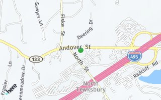 Map of 1575 Andover Street, Tewskbury, MA 01876, USA