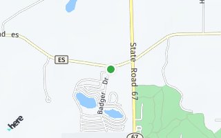 Map of W4945 County Road ES 80, Elkhorn, WI 53121, USA