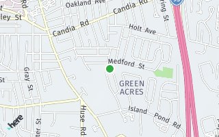 Map of 119 Medford St, Manchester, NH 03109, USA