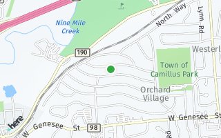 Map of 122 Hillside Way, Camillus, NY 13031, USA