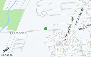 Map of 1452 Crittenden Rd, Rochester, NY 14623, USA
