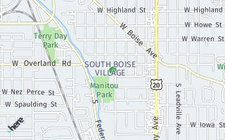 Map of 1907 S Manitou Ave, Boise, ID 83706, USA