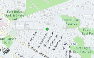 Map of 1085 E Krall St, Boise, ID 83712, USA