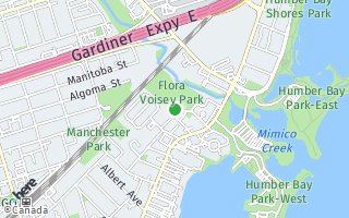 Map of 32 Legion Road, Toronto, ON M8V 4C5, Canada