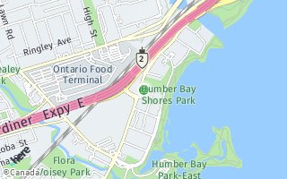Map of 2119 Lake Shore Blvd. W. 1105, Toronto, ON M8V 4E8, Canada