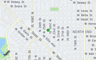 Map of 1311 N N 24th Street, Boise, ID 83702, USA