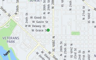 Map of 1901 N 29th Street, Boise, ID 83703, USA