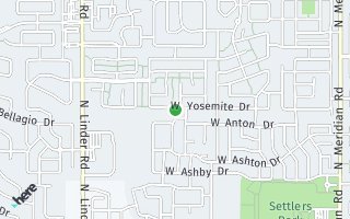 Map of 1029 W Yosemite Dr, Meridian, ID 83646, USA