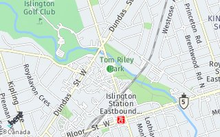 Map of 1300  Islington Ave 2904, Toronto, ON M9A5C4, Canada