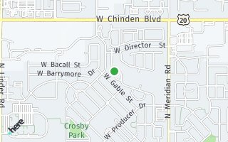 Map of 513 W Broderick Ave, Meridian, ID 83686, USA