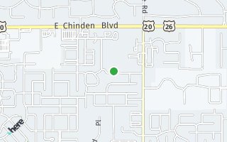 Map of 1308 E Commander St, Meridian, ID 83646, USA