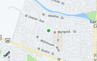 Map of 6021 N Gadwall Ln, Boise, ID 83714, USA