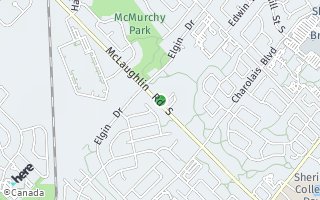 Map of 231-8351 McLaughlin Rd., S., Brampton, ON L6Y 4H8, Canada