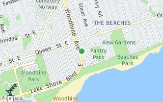 Map of 123 Woodbine Avenue 330, Toronto, ON M4L 3V8, Canada