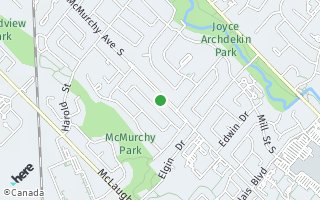 Map of 193 McMurchy Ave., S., Brampton, ON L6Y1Z2, Canada
