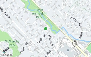 Map of 330 Mill St., South 1009, Brampton, ON L6Y 3V3, Canada