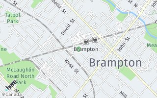 Map of 45 Railroad St. 607, Brampton, ON L6X 1S7, Canada