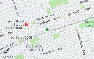 Map of 8 Trent Avenue 825, Toronto, ON M4C 0A6, Canada