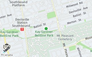 Map of 208B Merton Street, Toronto, ON M4S 1A1, Canada