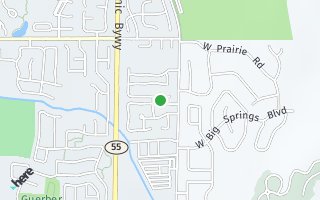 Map of 3078 E Shadowview St, Eagle, ID 83616, USA