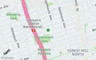 Map of 150 Viewmount Ave, Toronto, ON M6B1T7, Canada