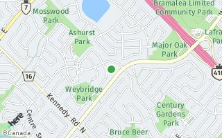 Map of 8 Aster Court, Brampton, ON, Canada